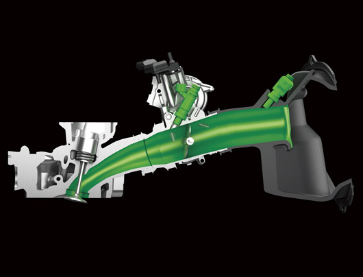 Dual injector in motorcycle engine